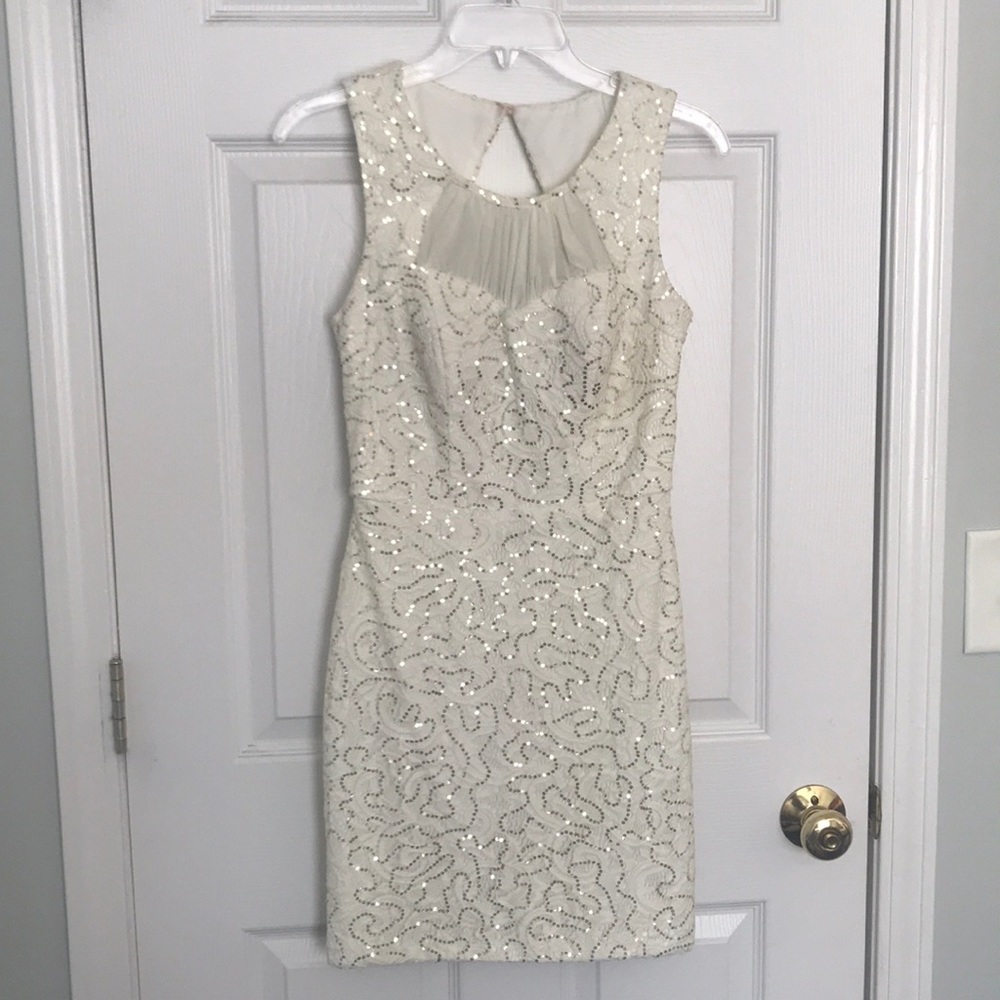 White Cocktail Dress Size 5